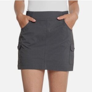 Eddie Bauer Christine Build-in Shorts Cargo Pockets Stretch Skort